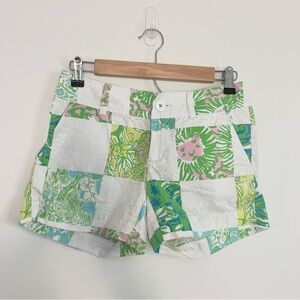 Lilly Pulitzer Women’s Resort White Lioness Patchwork Callahan Short Women's 00